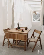 میز غذا خوری برای آشپزخانه کوچک از 4 نفره به 2 نفره