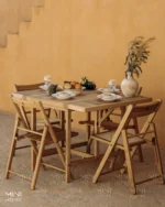 میز غذاخوری و ناهار خوری برای آشپزخانه کوچک از 4 نفره به 2 نفره