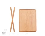 میز غذاخوری کم جا چوبی