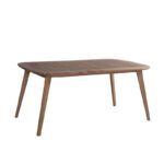 میزغذاخوری و ناهار خوری 6 نفره چوبی نمای عرض میز