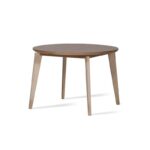 میز گرد رستوران و کافه 4 نفره از چوب