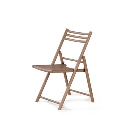 صندلی تاشو چوبی کلاسیک نمای کامل صندلی