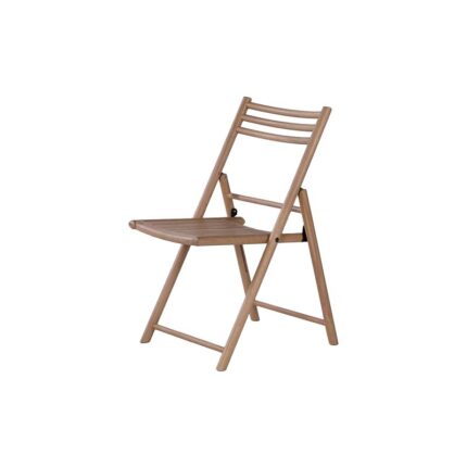 صندلی تاشو چوبی کلاسیک نمای کامل صندلی