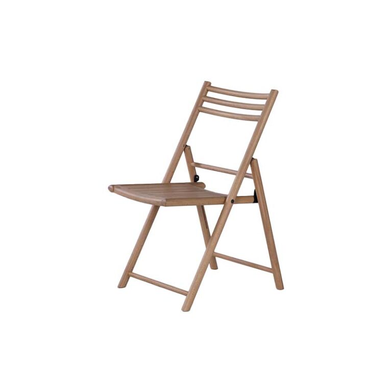 صندلی تاشو چوبی کلاسیک نمای کامل صندلی