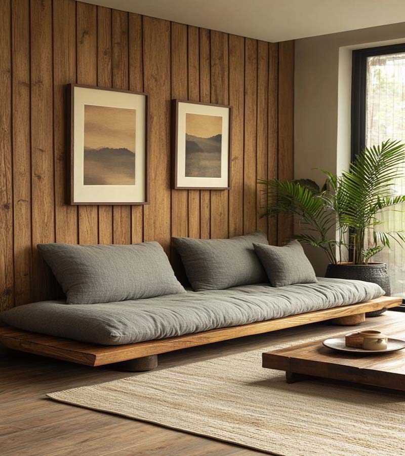 اکسسوریها و جزئیات تکمیلی در دکوراسیون چوبی مدرن